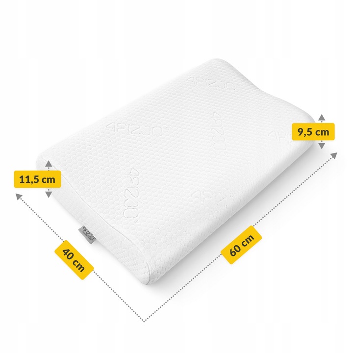 PODUSZKA ORTOPEDYCZNA PROFILOWANA Z PIANKI MEMORY REHABILITACYJNA DO