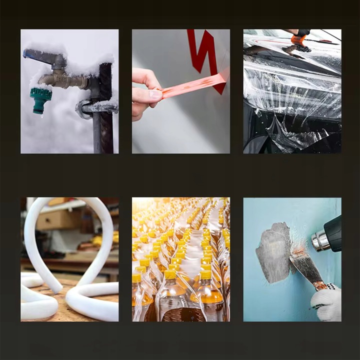 MOCNA OPALARKA ELEKTRYCZNA 2 BIEGI 100-650°C 2500W REGULACJA 230V + 4