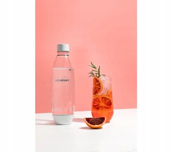 2x BUTELKI SODASTREAM FUSE BIAŁE BUTELKA DO SATURATORA 1L DO ZMYWARKI