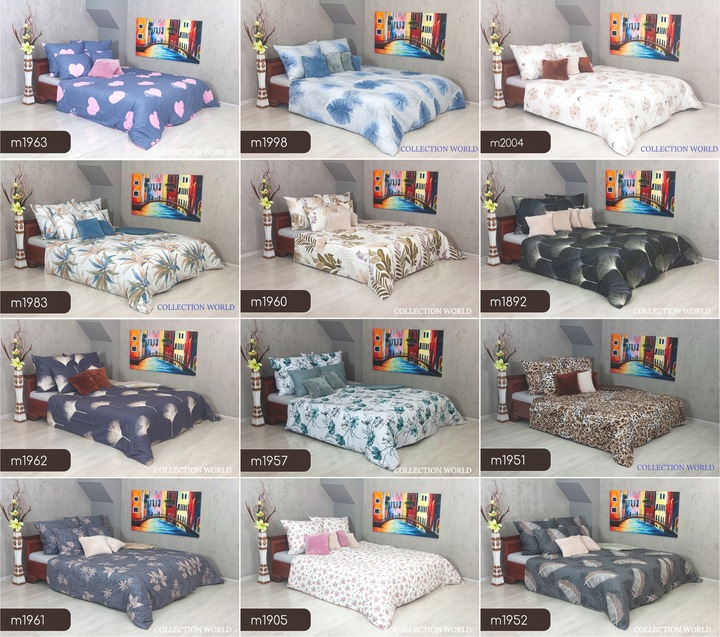 Pościel ELWAY 140x200 Bawełna Satynowa NOWE WZORY