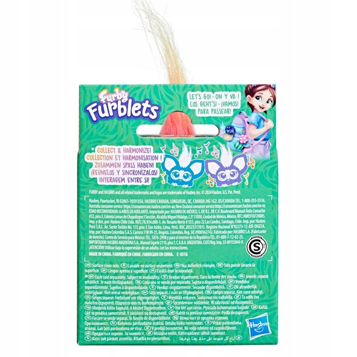 Furby Furblets Interaktywna maskotka Par-Tay Hasbro G0400