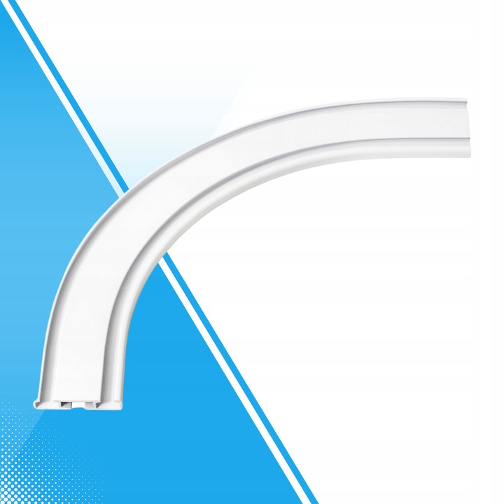 Kowalski Łuk 90°do szyny aluminiowej białej