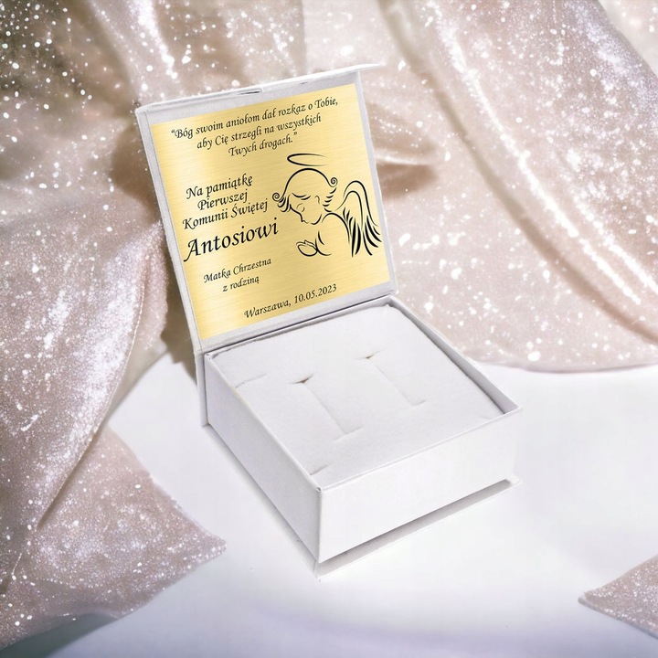 PUDEŁKO PREZENT GRAWER PAMIĄTKA PIERWSZEJ KOMUNII