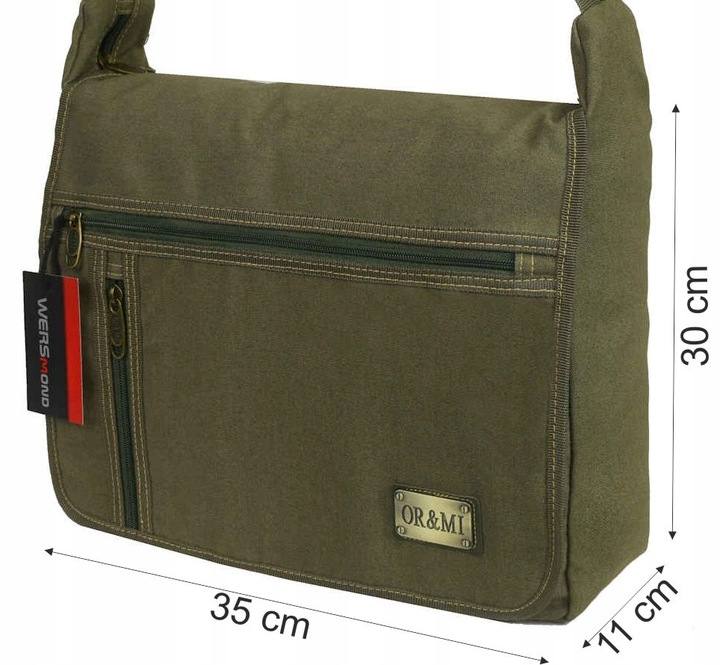 TORBA DAMSKA MĘSKA do pracy szkoły na ramię listonoszka