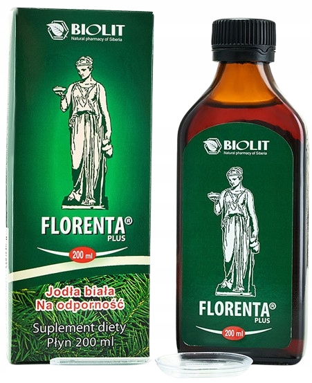 FLORENTA PLUS ekstrakt JODŁA BIAŁA odporność BIOLIT 2x200 ml