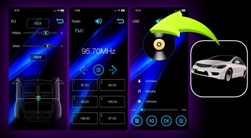 RADIO SAMOCHODOWE 1DIN USB SD MIKROFON BLUETOOTH