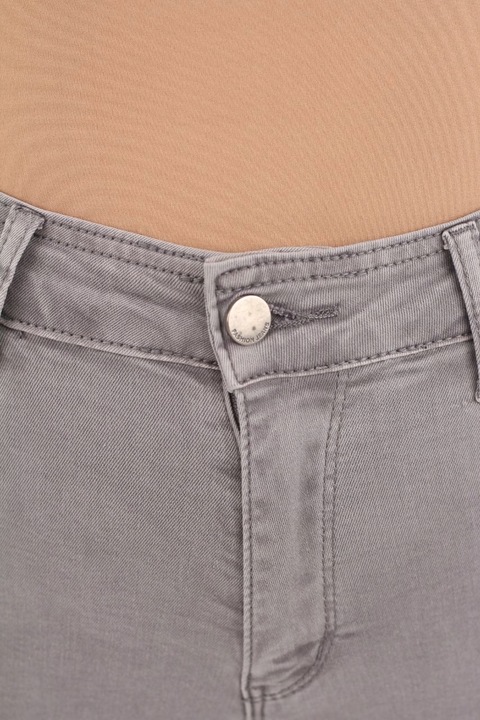 SPODNIE JEANSOWE BAWEŁNIANE DAMSKIE WYSOKI STAN PUSH UP DUŻE ROZMIARY