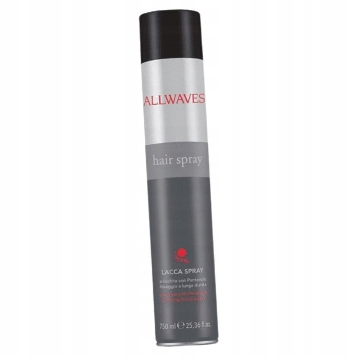 ALLWAVES LACCA SPRAY LAKIER DO WŁOSÓW MOCNO UTRWALAJĄCY Z WITAMINAMI 750 ML