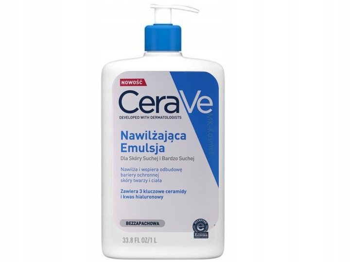CeraVe Nawilżająca Emulsja I Ochrona Skóry Suchej I Bardzo Suchej 1000ml