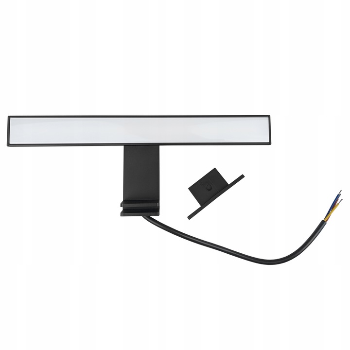 LAMPKA ŁAZIENKOWA NA SZAFKĘ LAMPA NAD LUSTRO LED CZARNY KINKIET