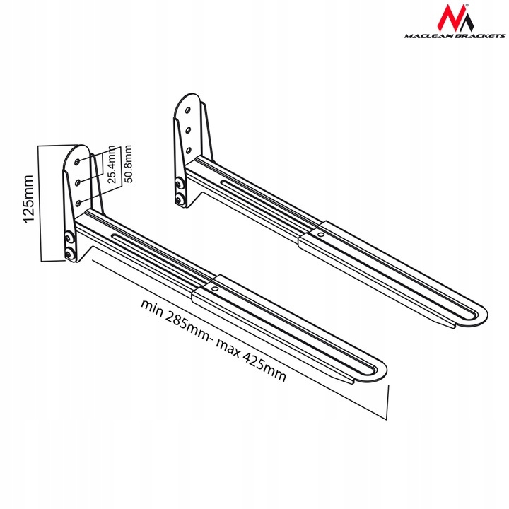 Uchwyt Półka pod SPRZĘT RTV Mikrofalówkę DVD SAT