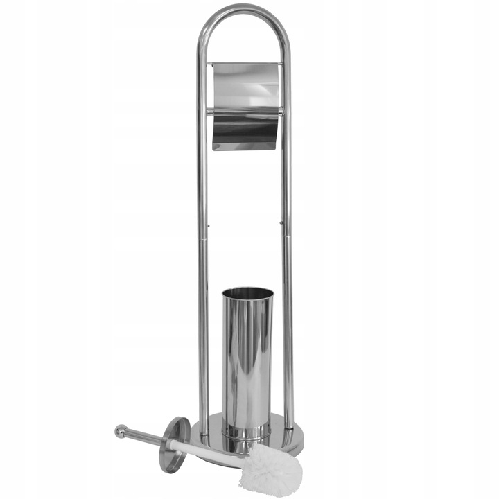 STOJAK NA PAPIER toaletowy + SZCZOTKA DO WC ZESTAW PRAKTYCZNY