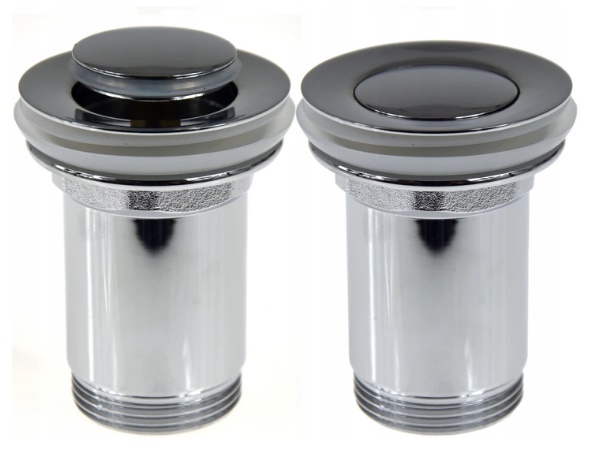 Korek Umywalkowy KLIK-KLAK Chrom