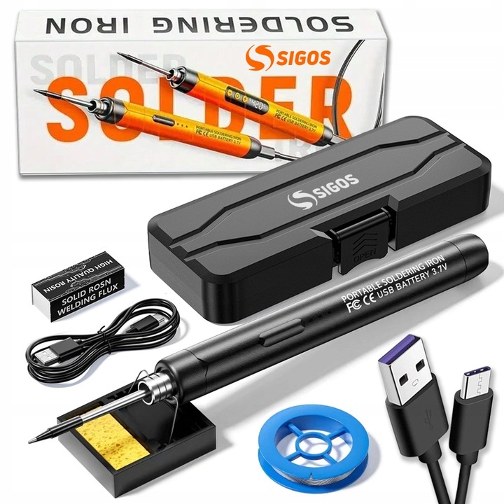 ZESTAW LUTOWNICA BEZPRZEWODOWA OPOROWA KOLBOWA GROT USB-C