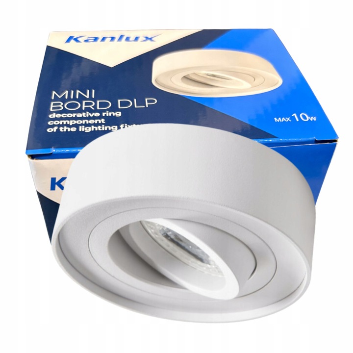 Kanlux MINI BORD DLP-50-W Oprawa sufitowa wpuszczana regulowana biała