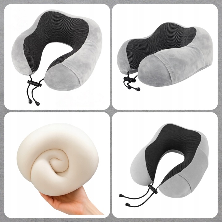 PODUSZKA PODRÓŻNA TURYSTYCZNA NA SZYJĘ ZAGŁÓWEK DO SAMOCHODU MEMORY