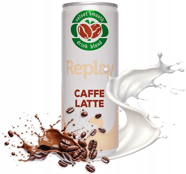 Mrożona Kawa Latte - Idealna kawa w puszce REPLAY Caffe Latte