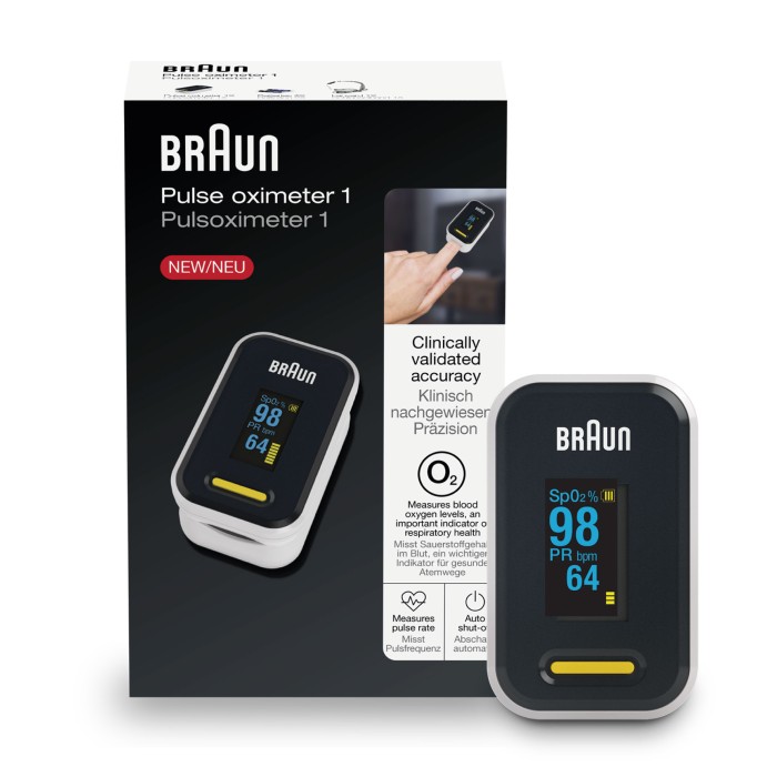PULSOKSYMETR MEDYCZNY BRAUN PULSE OXIMETER 1 OLED