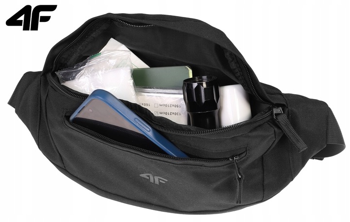 NERKA TORBA BIODROWA 4F SPORTOWA POJEMNA SASZETKA NA PAS REGULOWANA