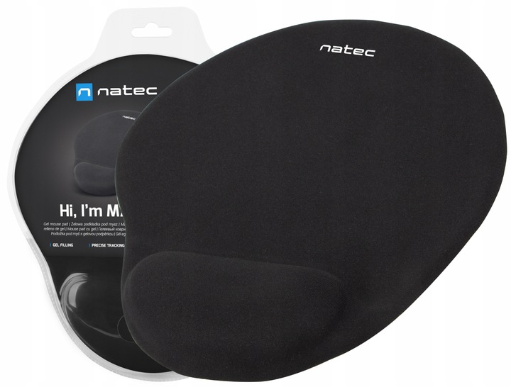 PODKŁADKA POD MYSZ MYSZKĘ ŻELOWA ŻEL ERGO ERGONOMICZNA POD NADGARSTEK MEMO