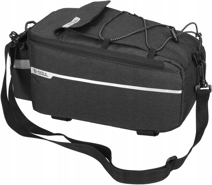 TORBA NA BAGAŻNIK NA ROWER TERMICZNA SAKWA ROWEROWA ODBLASKOWA