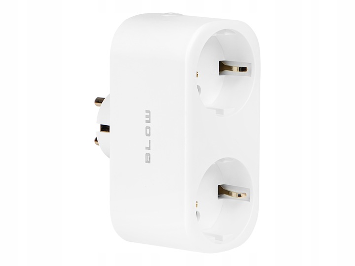 GNIAZDKO PODWÓJNE WiFi INTELIGENTNE SMART TUYA WATOMIERZ PROGRAMATOR