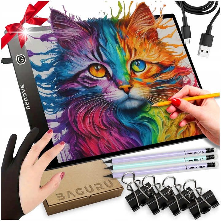 TABLET GRAFICZNY DESKA KREŚLARSKA TABLICA DLA DZIECI DO RYSOWANIA MALOWANIA