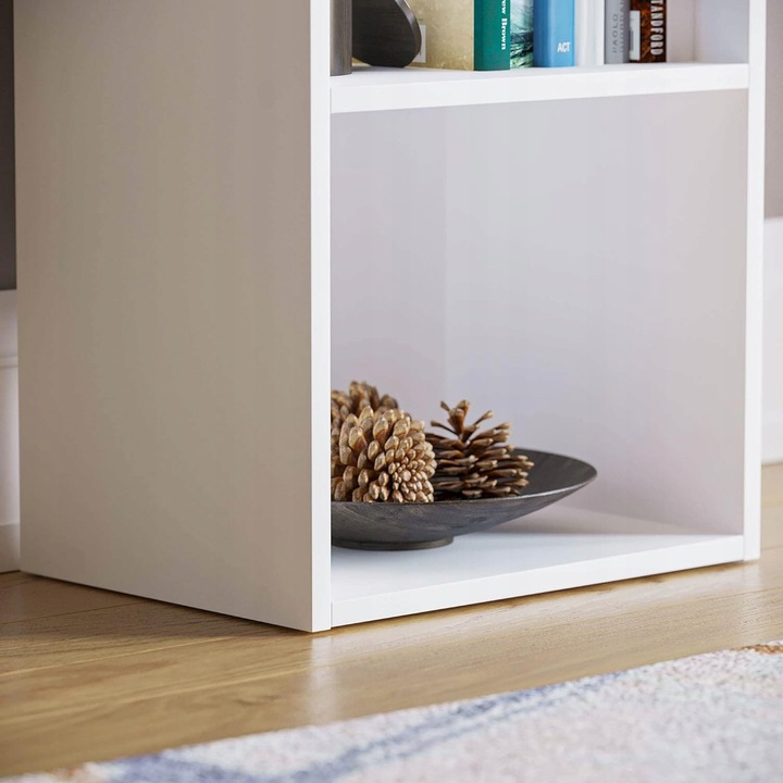 REGAŁ 80CM PÓŁKA SZAFKA KSIĄŻKI SEGREGATORY BIAŁY