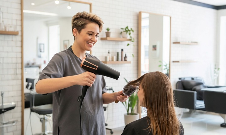 SUSZARKA DO WŁOSÓW Z JONIZACJĄ MOCNA 2200W + ZIMNY NAWIEW