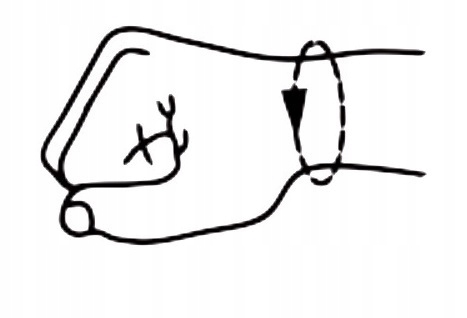 STABILIZATOR NA NADGARSTEK ORTEZA DŁONI OPASKA NADGARSTKA RĘKI Z SZYNĄ UNI