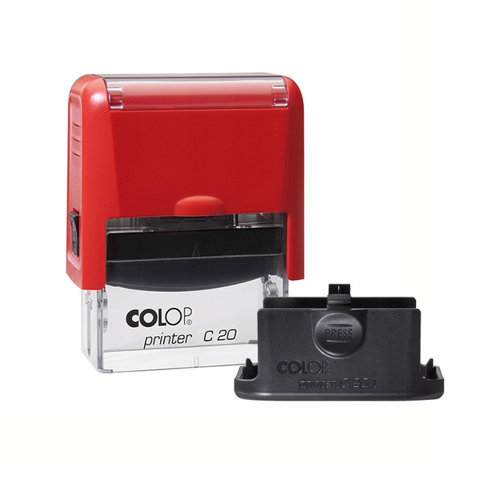 Pieczątka mała COLOP C20 IMIENNA LEKARSKA do 4 wersów + PROJEKT i GUMKA