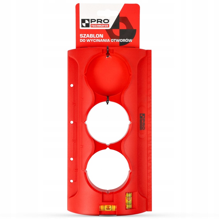 WZORNIK SZABLON DO WYCINANIA WYMIAROWANIA OTWORÓW POD PUSZKI GNIAZDEK