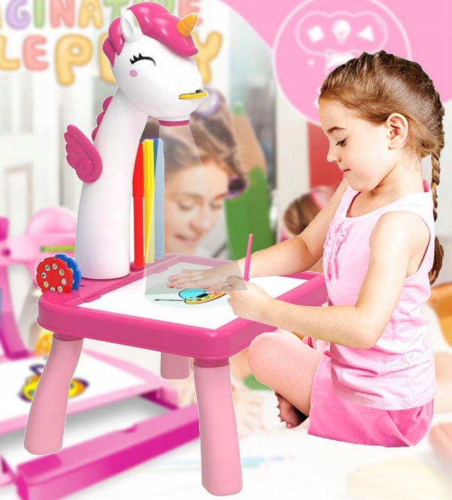 Projektor Rzutnik do Rysowania Stolik Tablica Mazaki