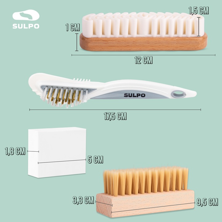 Pielęgnacja Obuwia – Profesjonalny zestaw do zamszu, nubuku i skóry