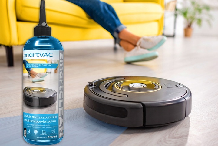 PŁYN DO ROBOTÓW MOPUJĄCYCH SPRZĄTAJĄCYCH BIONICZNYCH 2x 250ml SmartVAC
