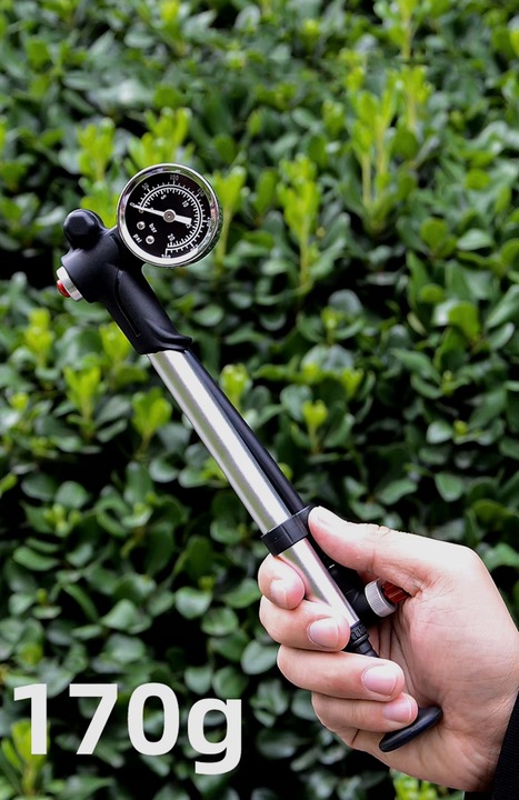 ROWEROWA POMPKA DO AMORTYZATOWRÓW DAMPERÓW ROWEROWYCH RĘCZNA 300 PSI 20 BAR