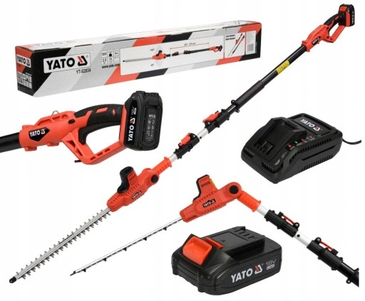 YATO NOŻYCE DO ŻYWOPŁOTU 18V AKUMULATOROWE TELESKOPOWE 1,8-2,8m SEKATOR