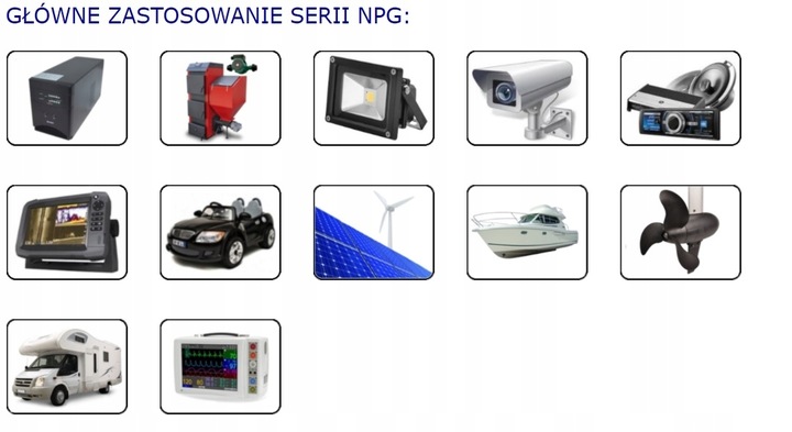 Akumulator żelowy GEL Toyama NPG 100 12V 100Ah