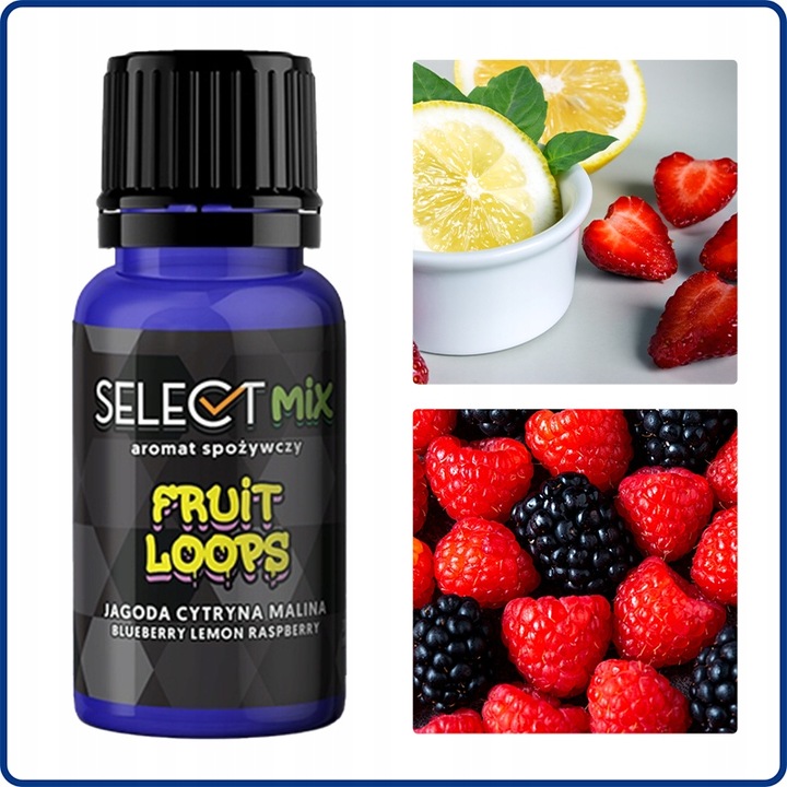 AROMAT SPOŻYWCZY DO CIAST NAPOJÓW SELECT MIX - FRUIT LOOPS 30 ML