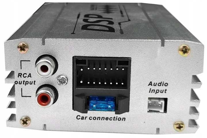 Wzmacniacz dźwięku 4x50W 10 kanałów DSP do radia z android Bluetooth