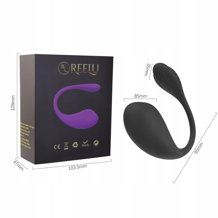 Wibrator Damski Jajko Wibrujące STEROWANE TELEFONEM Masażer APP Dla Par