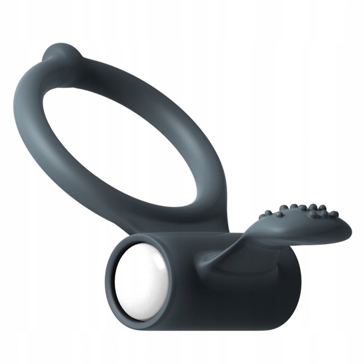 WIBRUJĄCY RING NA PENISA STYMULUJE ŁECHTACZKĘ power clit