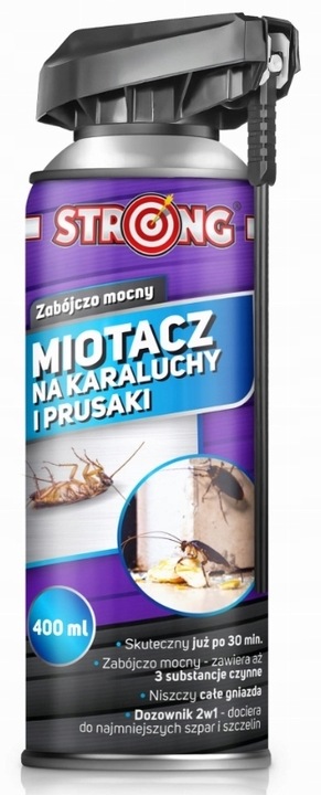MIOTACZ NA KARALUCHY ŚRODEK NA KARALUCHY AEROZOL Z RURKĄ STRONG 400 ML