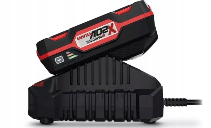 PARKSIDE AKUMULATOR Z ŁADOWARKĄ LITOWO-JONOWY 2 AH, 20 V x20v x20 20v