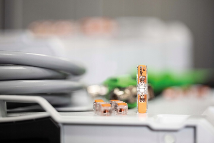 WAGO 221-2411 Szybkozłączka Przelotowa Drut Linka 2x0,2-4mm2 ORYGINAL 10szt