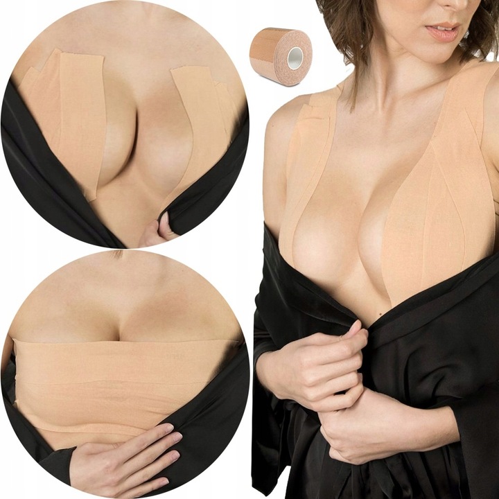 TAŚMA MODELUJĄCA Julimex Secret Tape PLASTRY stylizujące biust 10cm