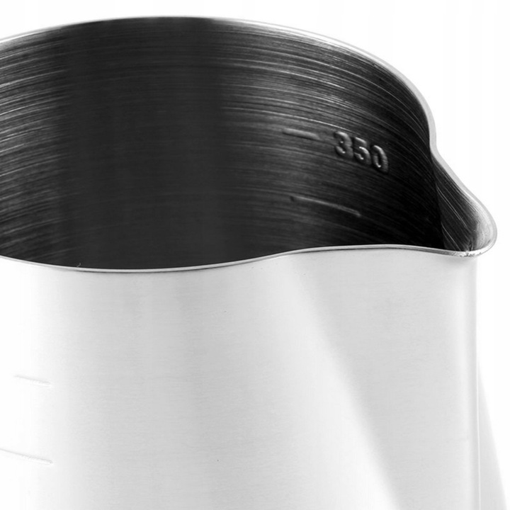 DZBANEK KUBEK DO SPIENIANIA MLEKA NA MLEKO STALOWY NIERDZEWN MLECZNIK