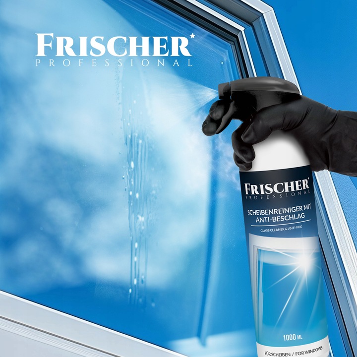 PŁYN DO MYCIA SZYB OKIEN LUSTER Z FUNKCJĄ ANTYPARA BEZ SMUG 1000ML