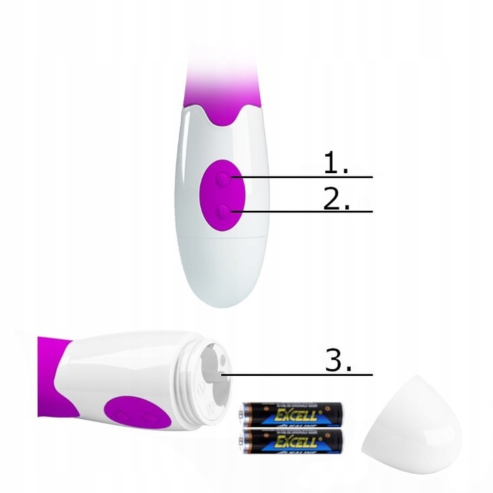 Wibrator damski króliczek masażer łechtaczki punktu G 30 programów cichy