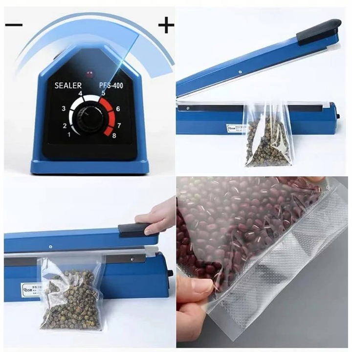 ZGRZEWARKA DO FOLII PAKOWANIA PAKOWARKA RĘCZNA REGULACJA CZASU 400W